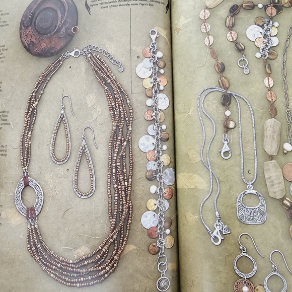 *SALE* Silpada Sterling Silver Bronze Copper Coin Pearl Cha Cha Bracelet B1853 - Picture 13 of 15